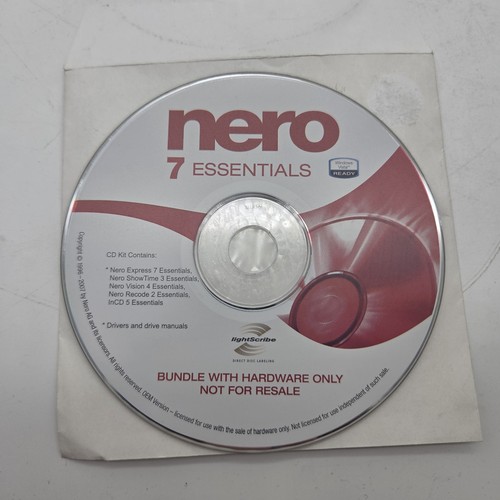 Vintage software nero 7 - software,