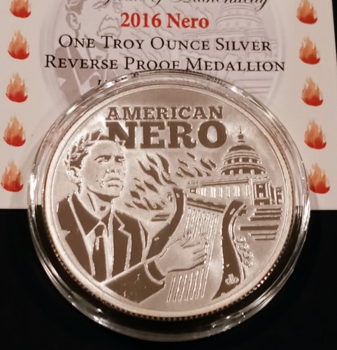1oz silver proof 2016 - silver, nero