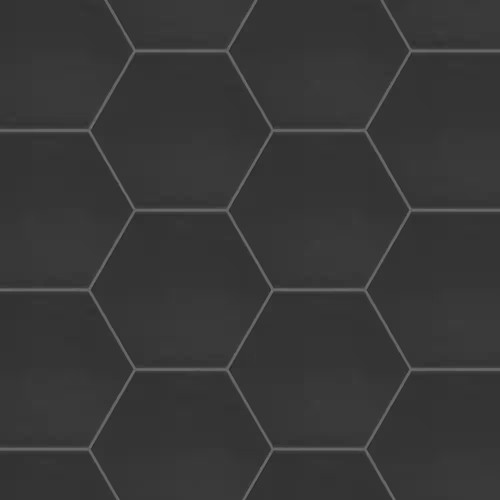 Hexatile matte nero - matte, 7