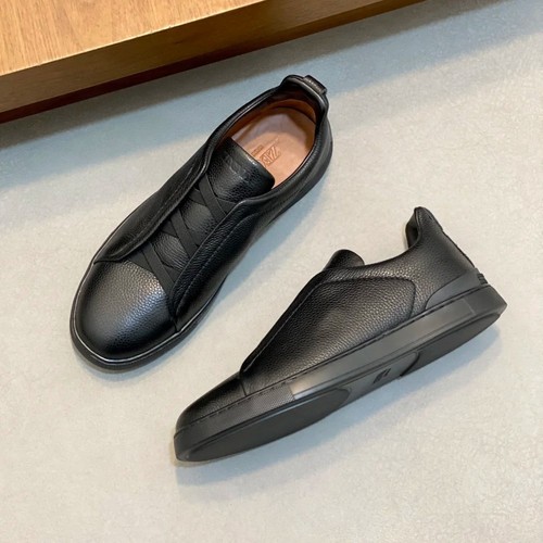 Zegna triple stitch black - triple,
