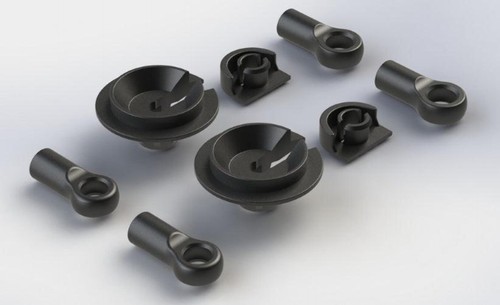 Shock rod end set - shock,
