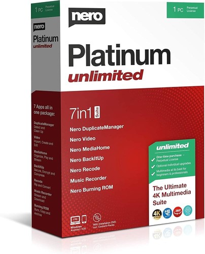 Nero platinum unlimited 7in1 - platinum,
